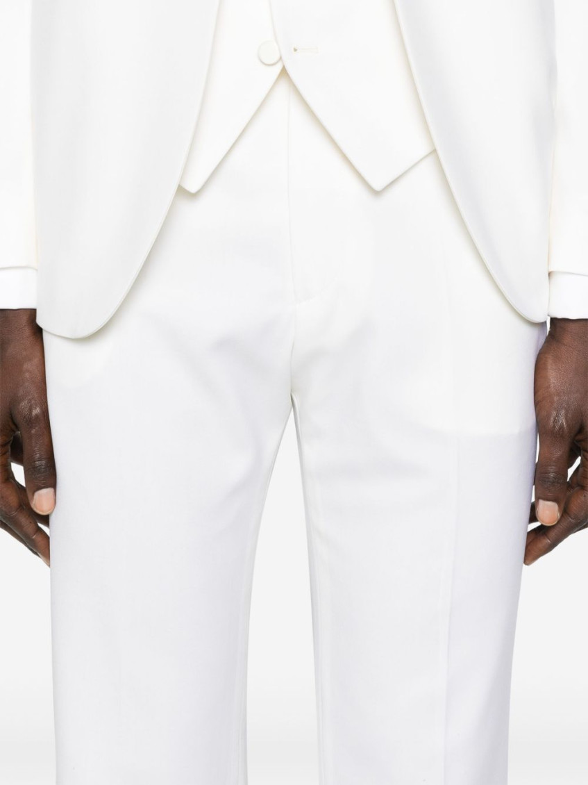 White wool suit