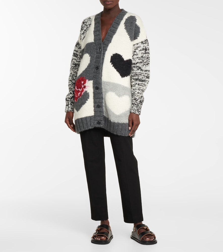 Exclusive to Mytheresa - Intarsia wool-blend cardigan
