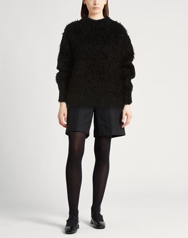 Woman Sweater Black Size 12 Mohair wool, Polyamide