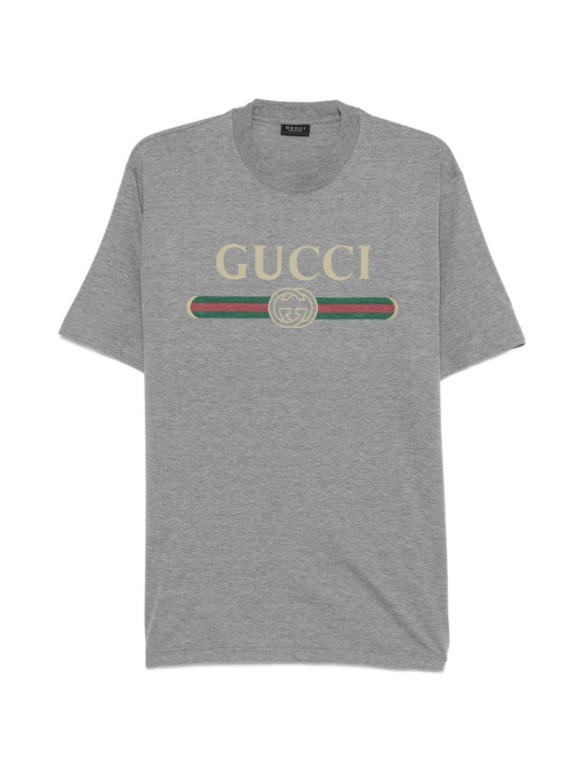 Interlocking G Web-stripe T-shirt