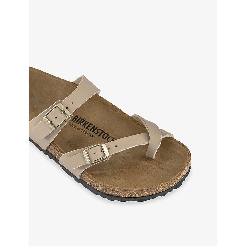 Womens Mayari Faux-Leather Sandals