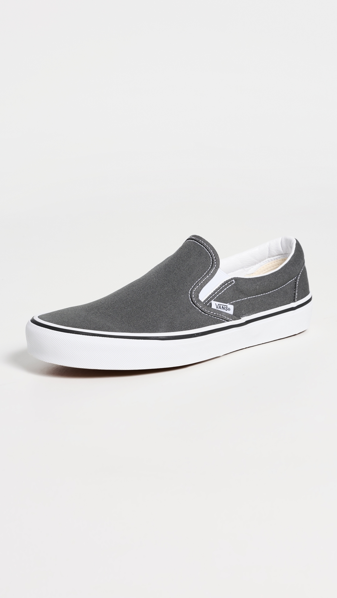 U Classic Slip On Unisex Sneakers Charcoal W