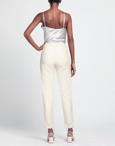 Seventy Venezia Woman Pants Cream Size 10 Polyester, Elastane