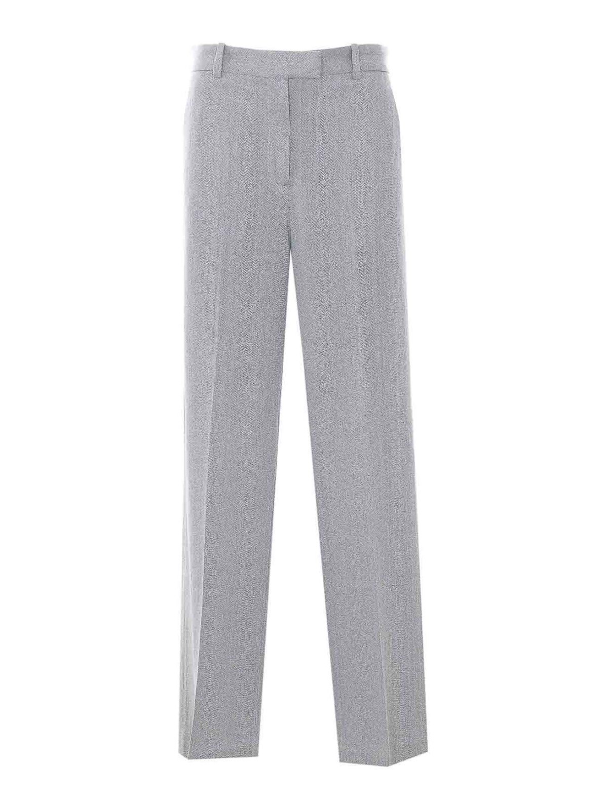 Trousers Grey Cotton - Women