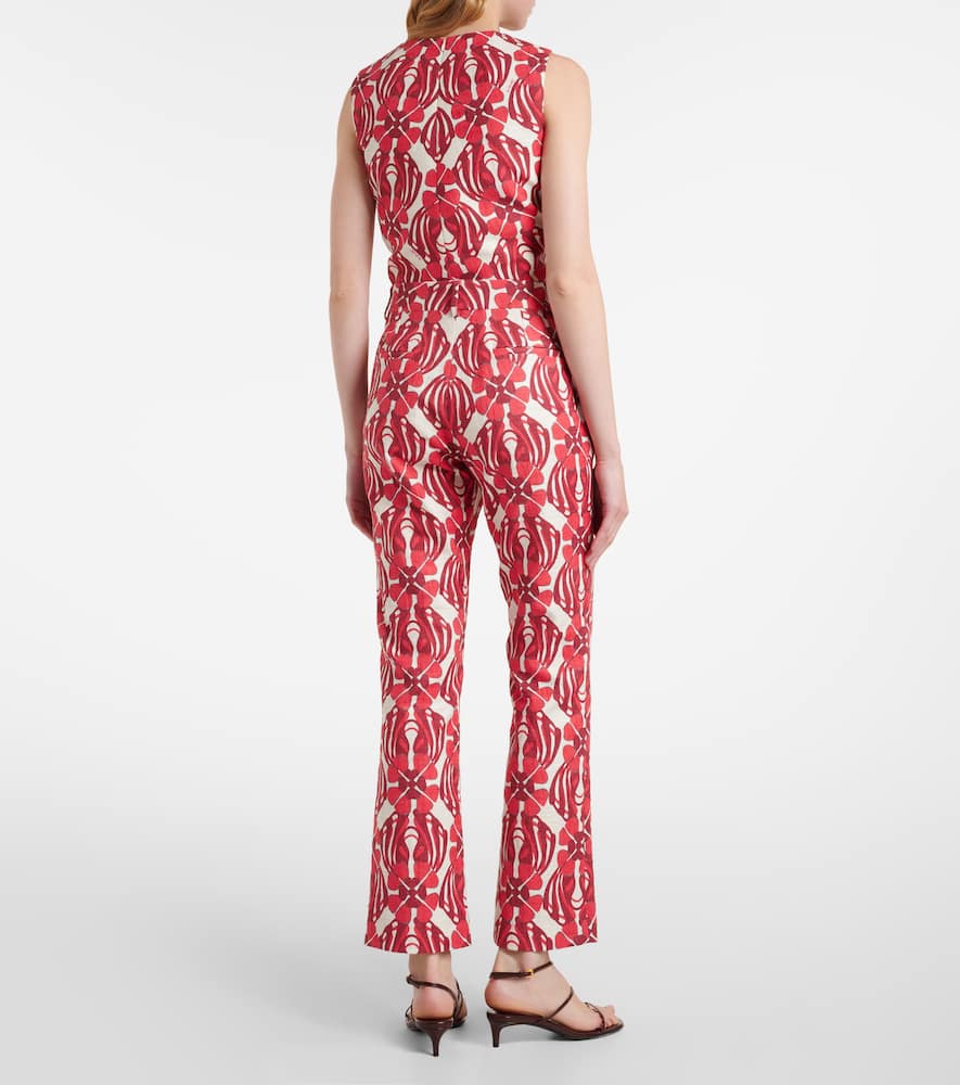 La DoubleJ 24/7 printed cotton straight pants