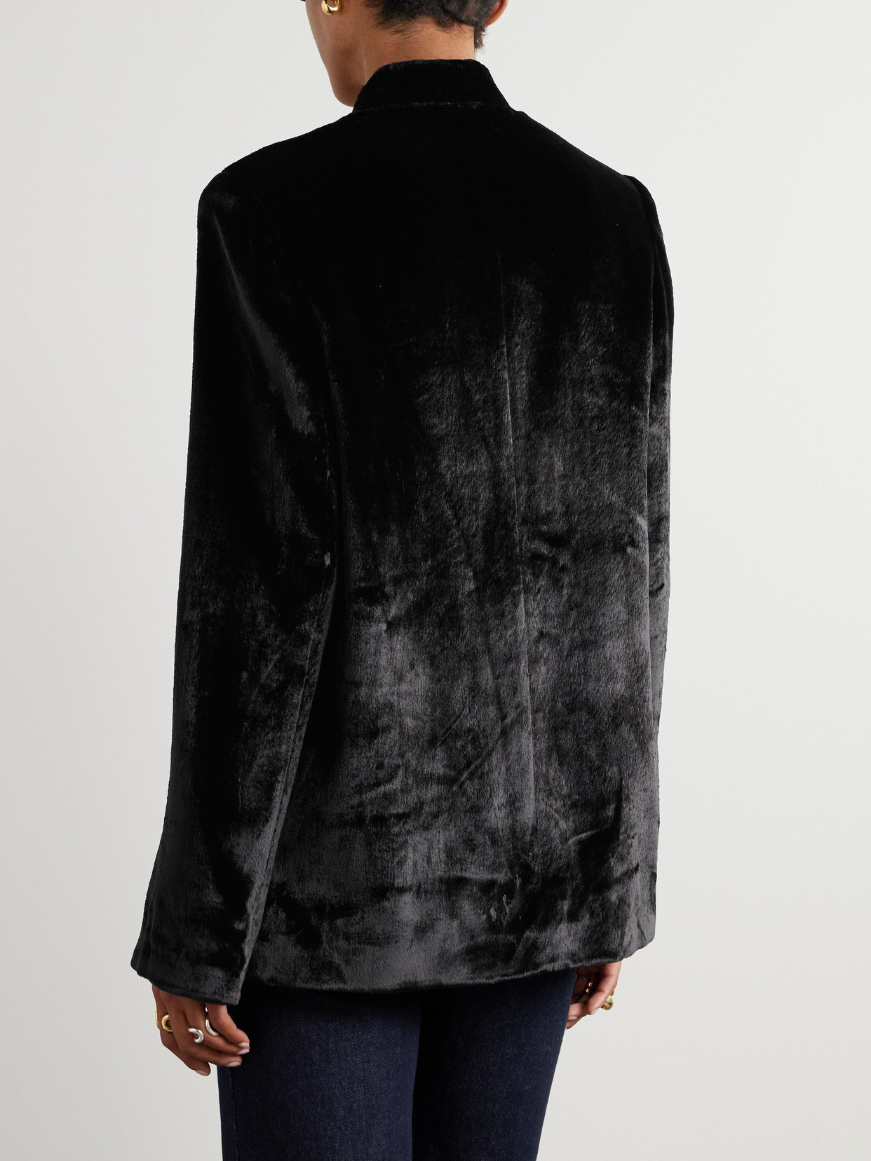 Lara Velvet Jacket - Black