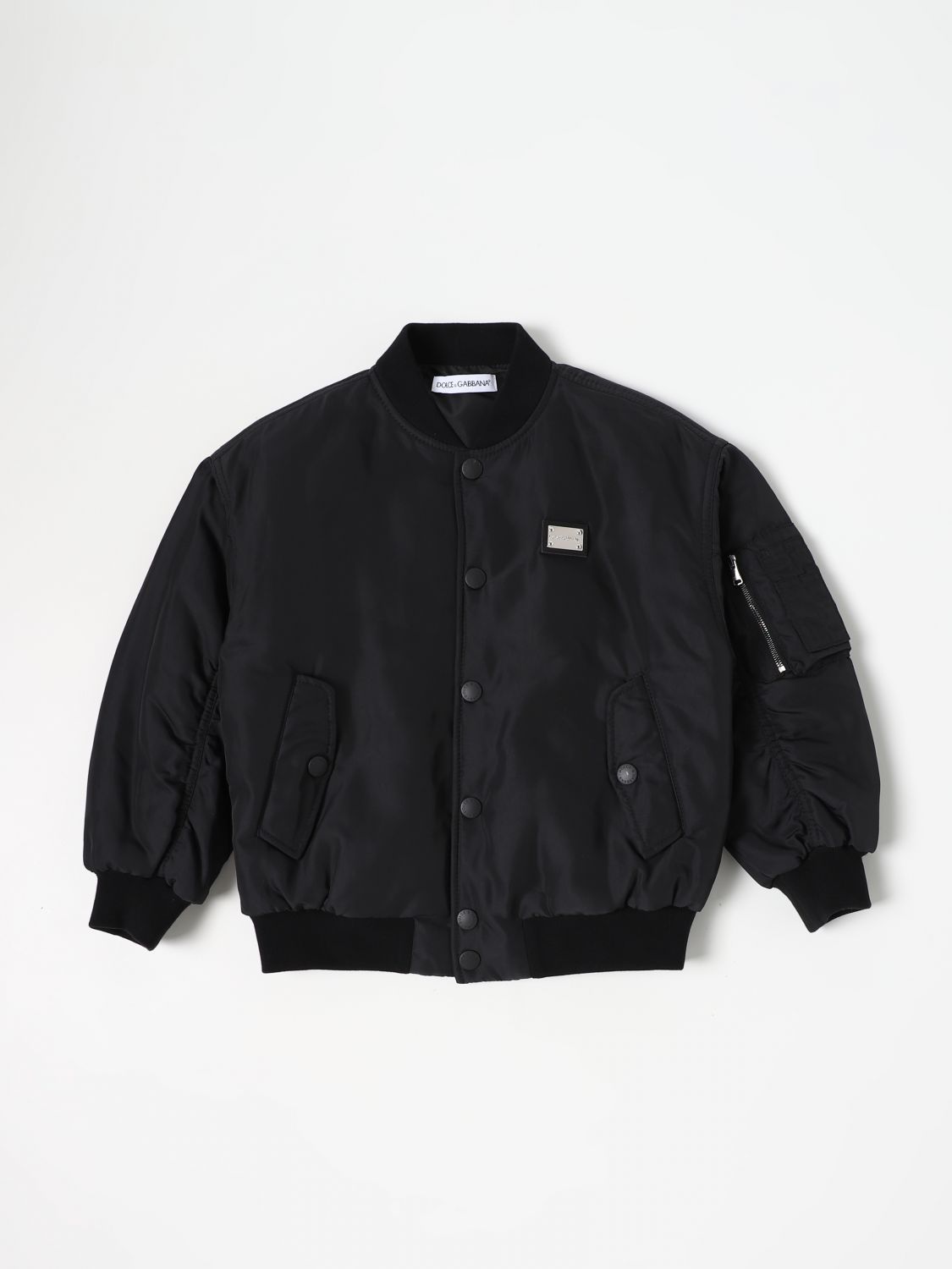 Nylon bomber jacket