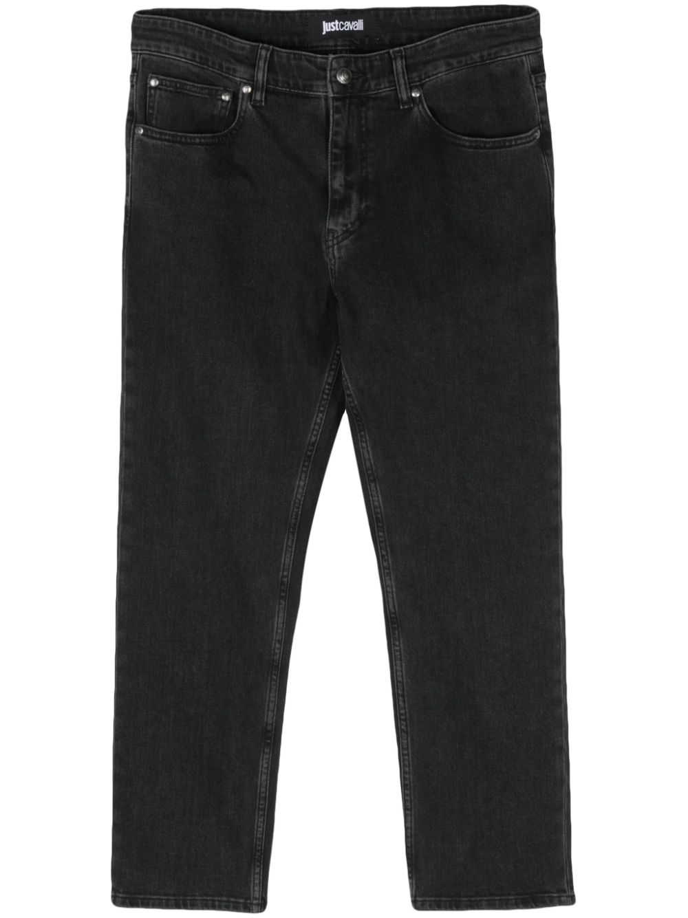 Slim-fit cropped jeans - Black