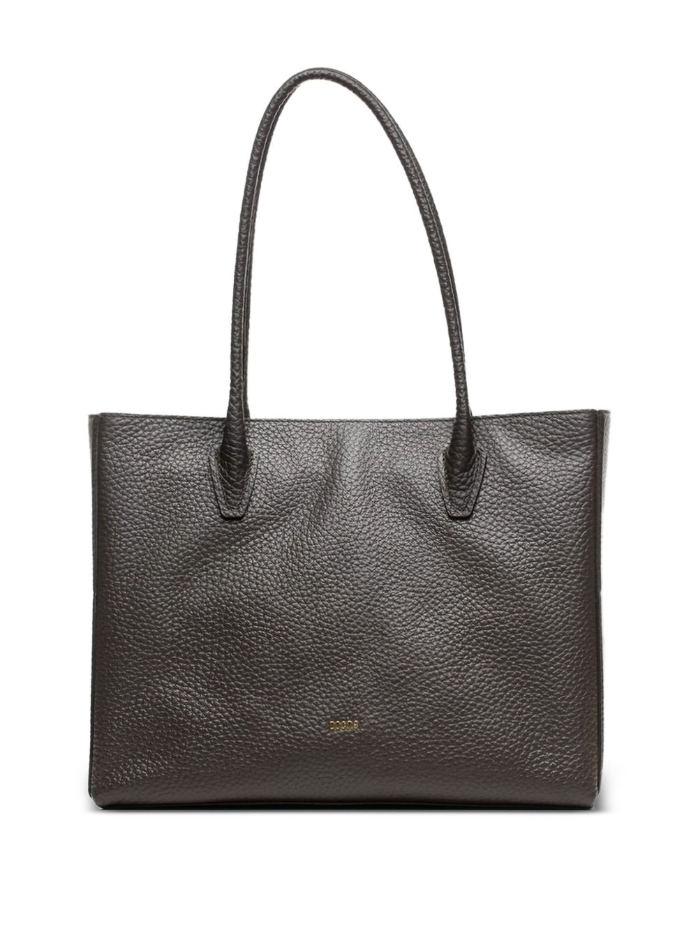 Leather tote bag - Brown