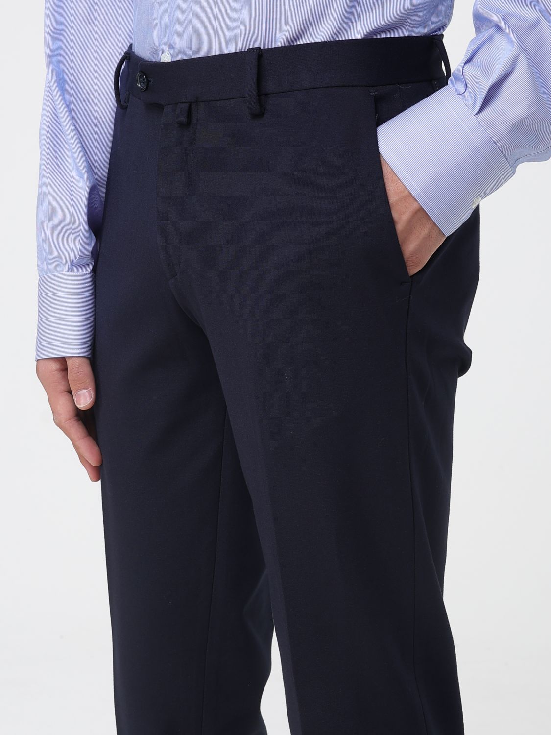 Pants Men color Blue