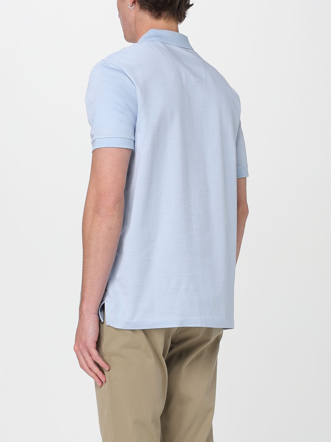Polo Shirt BOSS Men color Sky Blue