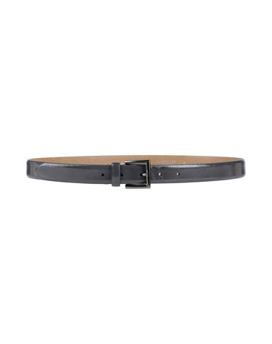 Caractère Woman Belt Grey Size S Leather