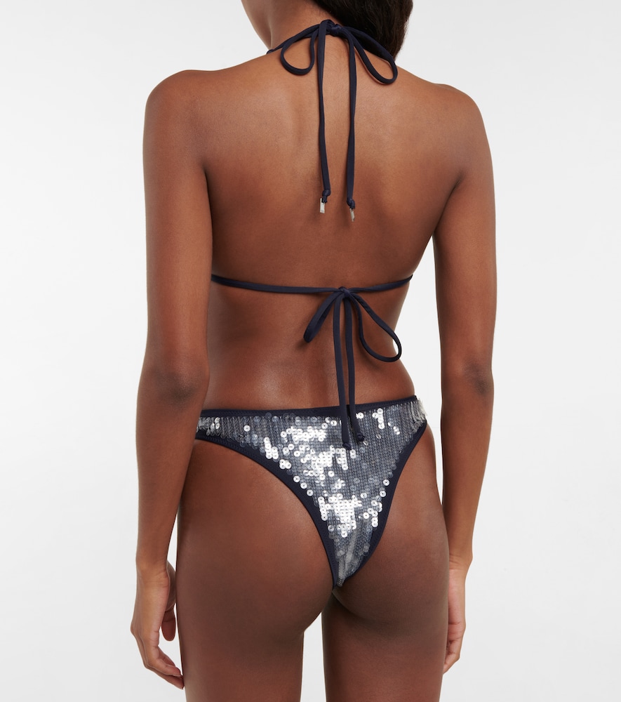 Sequined bikini bottoms