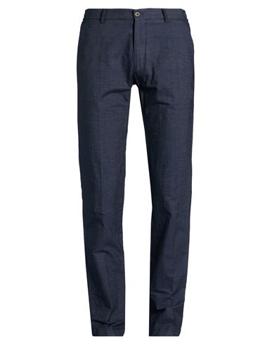 Man Pants Midnight blue Size 30 Cotton, Elastane