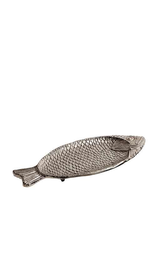 The Favorites Fish Platter en Metallic Silver