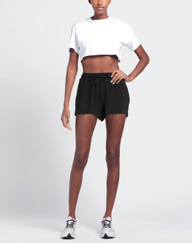 Woman Shorts & Bermuda Shorts Black Size M Cotton