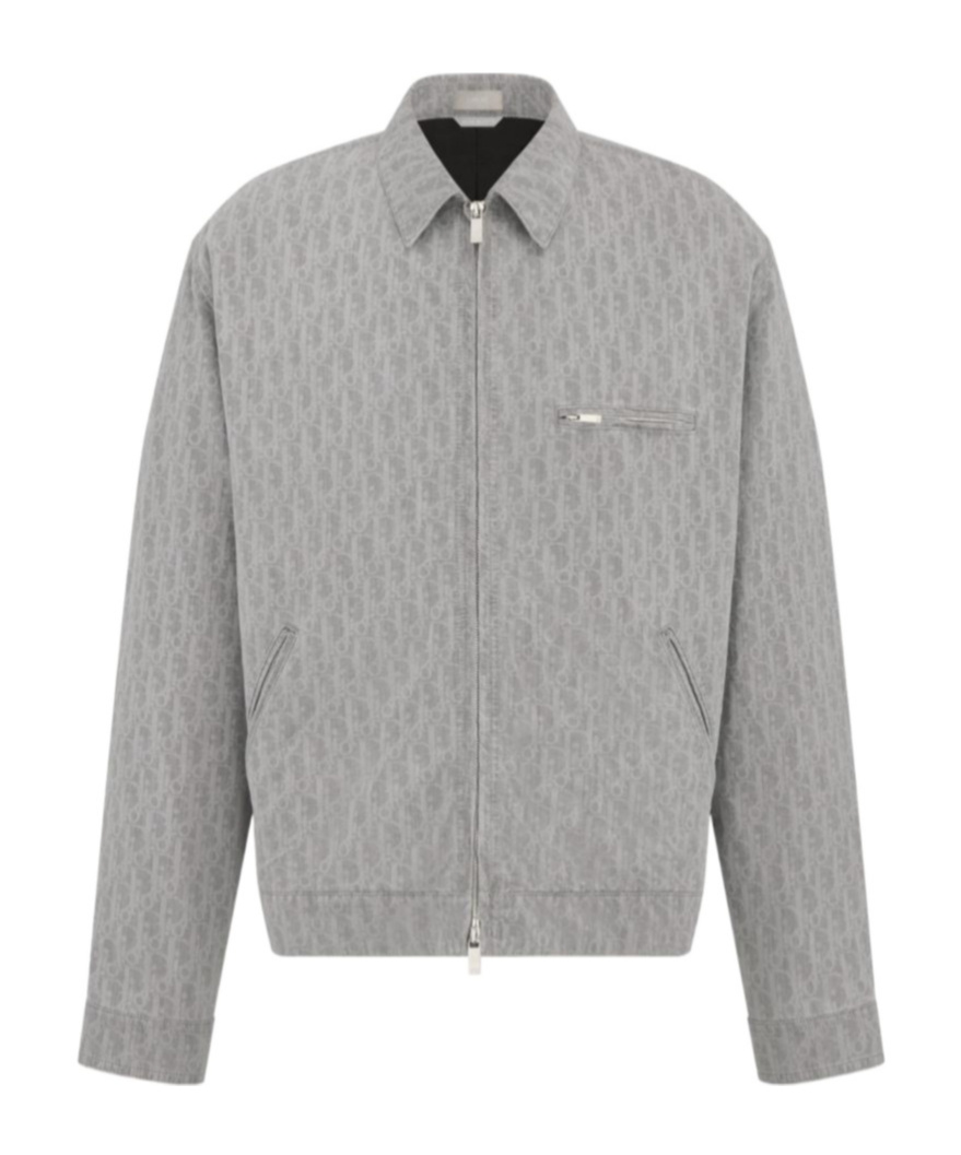 Dior Oblique Zipped Blouson Jacket