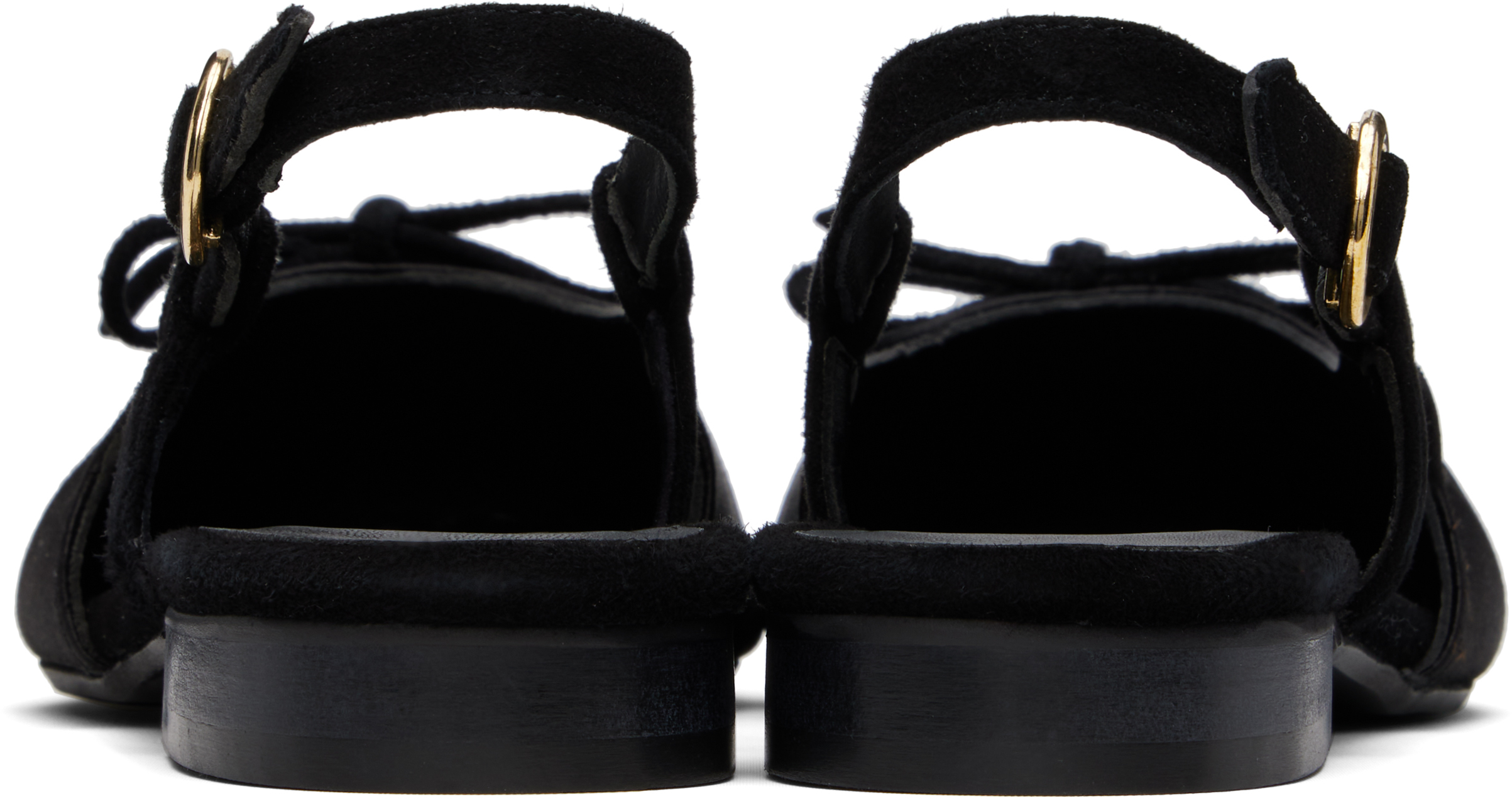 Hai Black Reqins Edition Circee Ballerina Flats