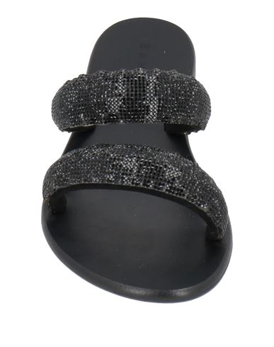 Woman Sandals Black Size 6 Textile fibers