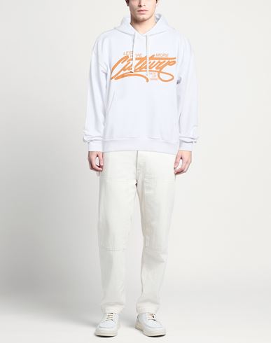 Man Sweatshirt White Size L Cotton