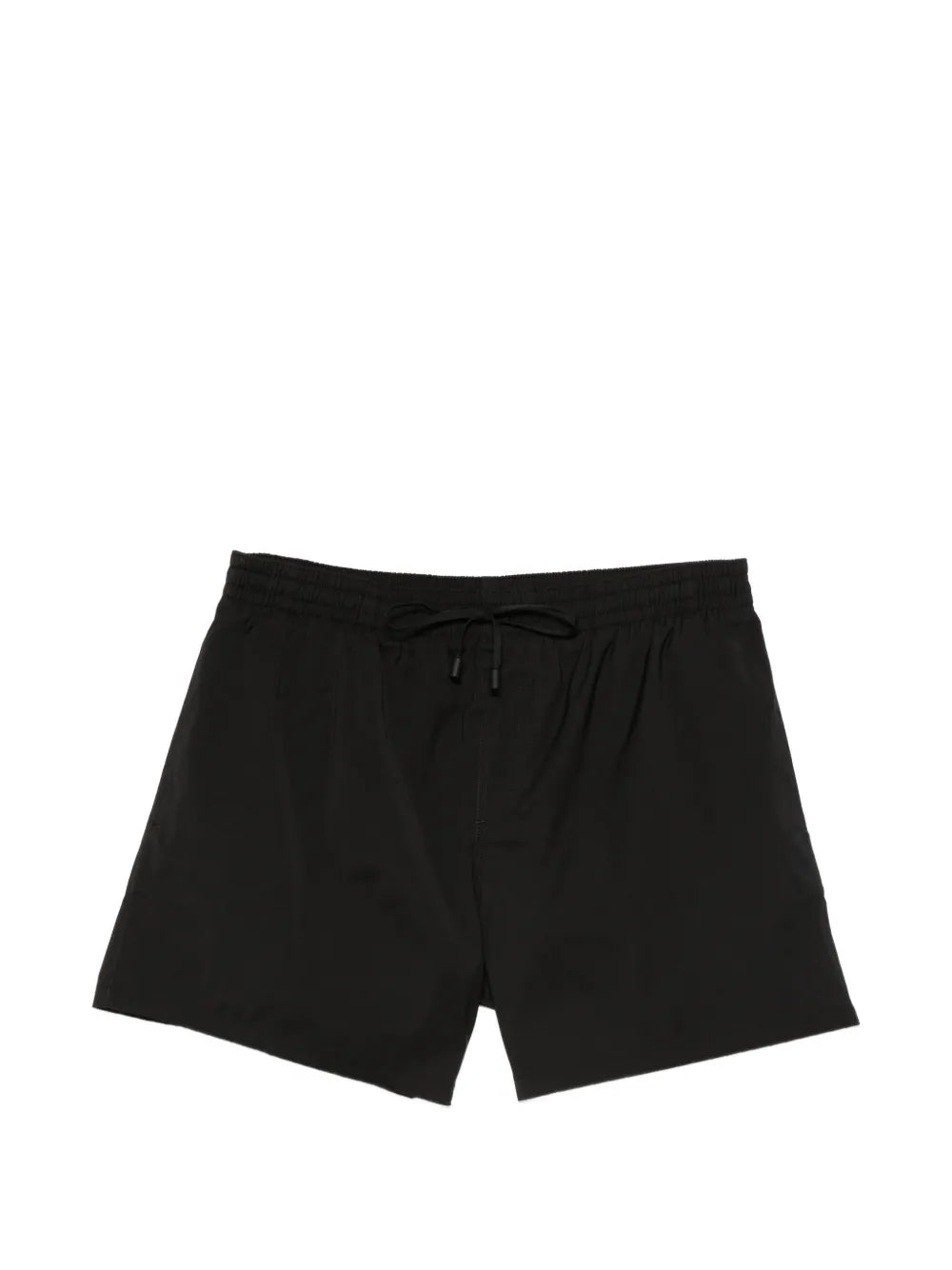 Drawstring-Fastening Swim Shorts — Black