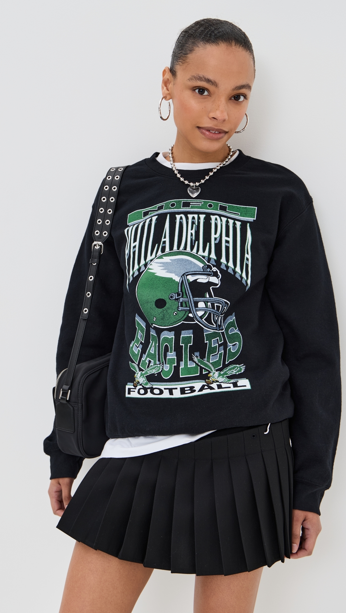 Eagles Helmut Crew Sweatshirt Black