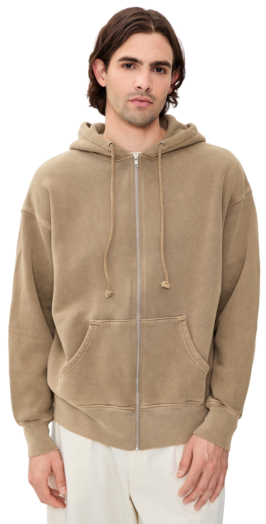 Isaac Zip Hoodie Vintage Mushroom