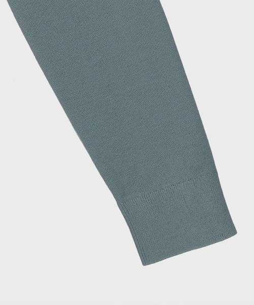 UNI Supima Semi-Oversized Round Neck Knit Mint LWKT2101