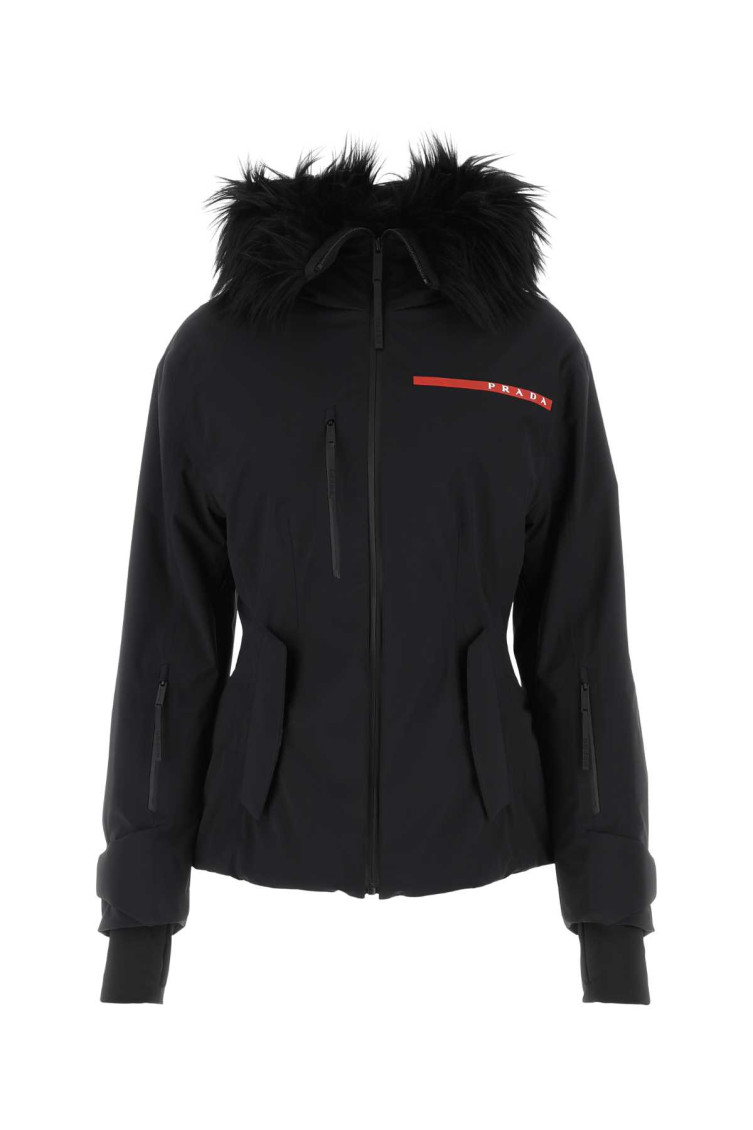 Black Re-nylon Ski Jacket