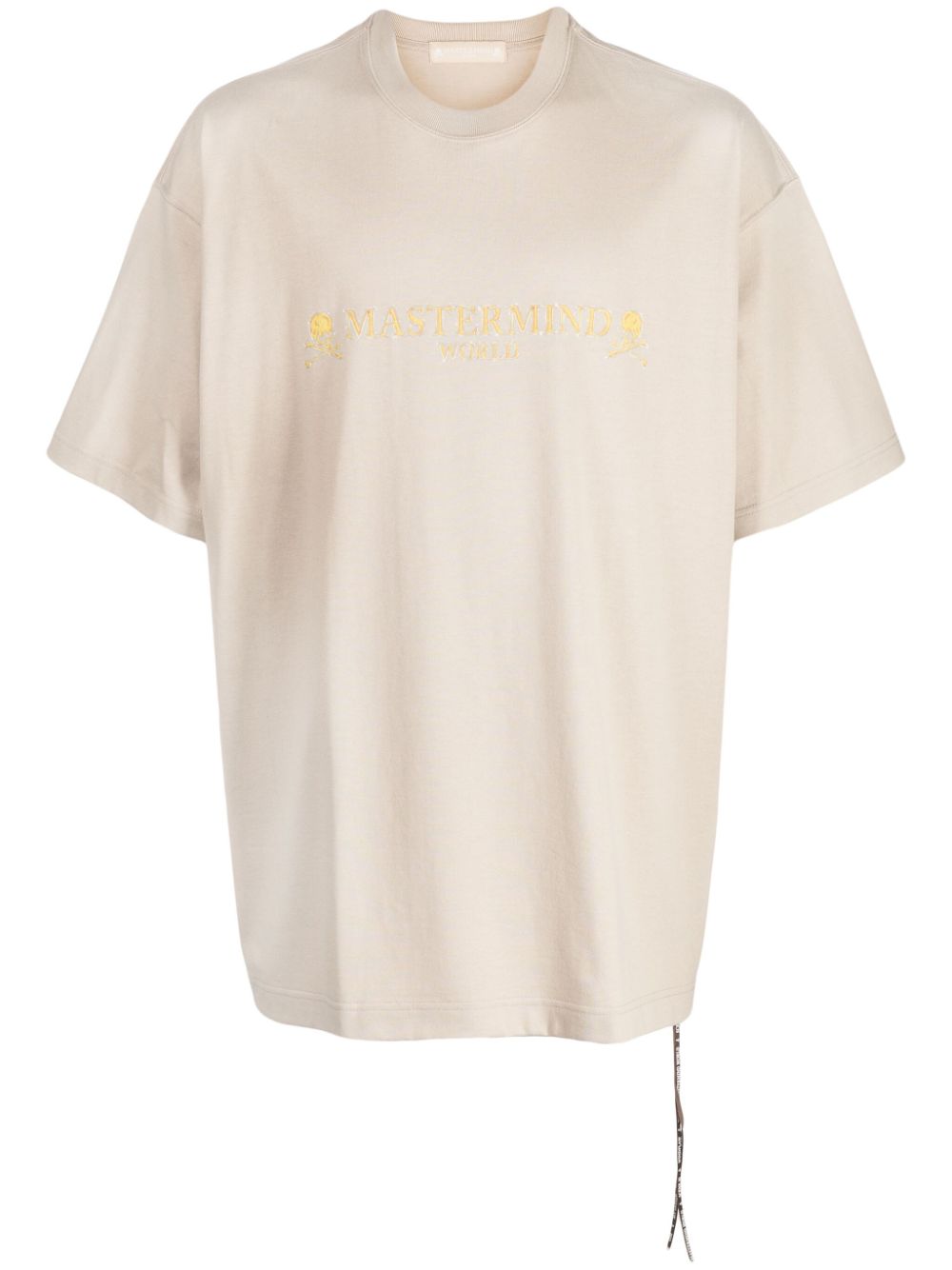 Logo-print cotton T-shirt - Brown
