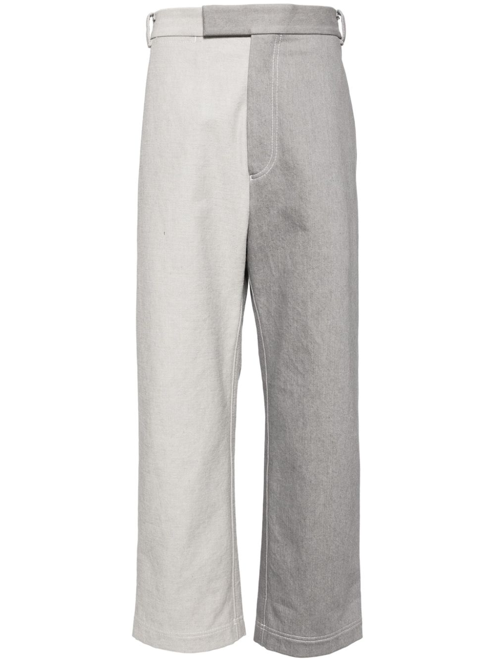 Two-tone denim jeans - Grey