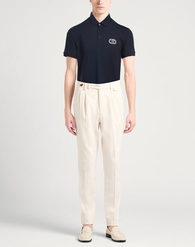 Man Polo shirt Midnight blue Size M Cotton, Polyester