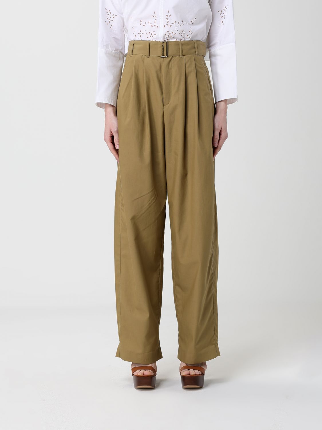 Pants Woman color Sand