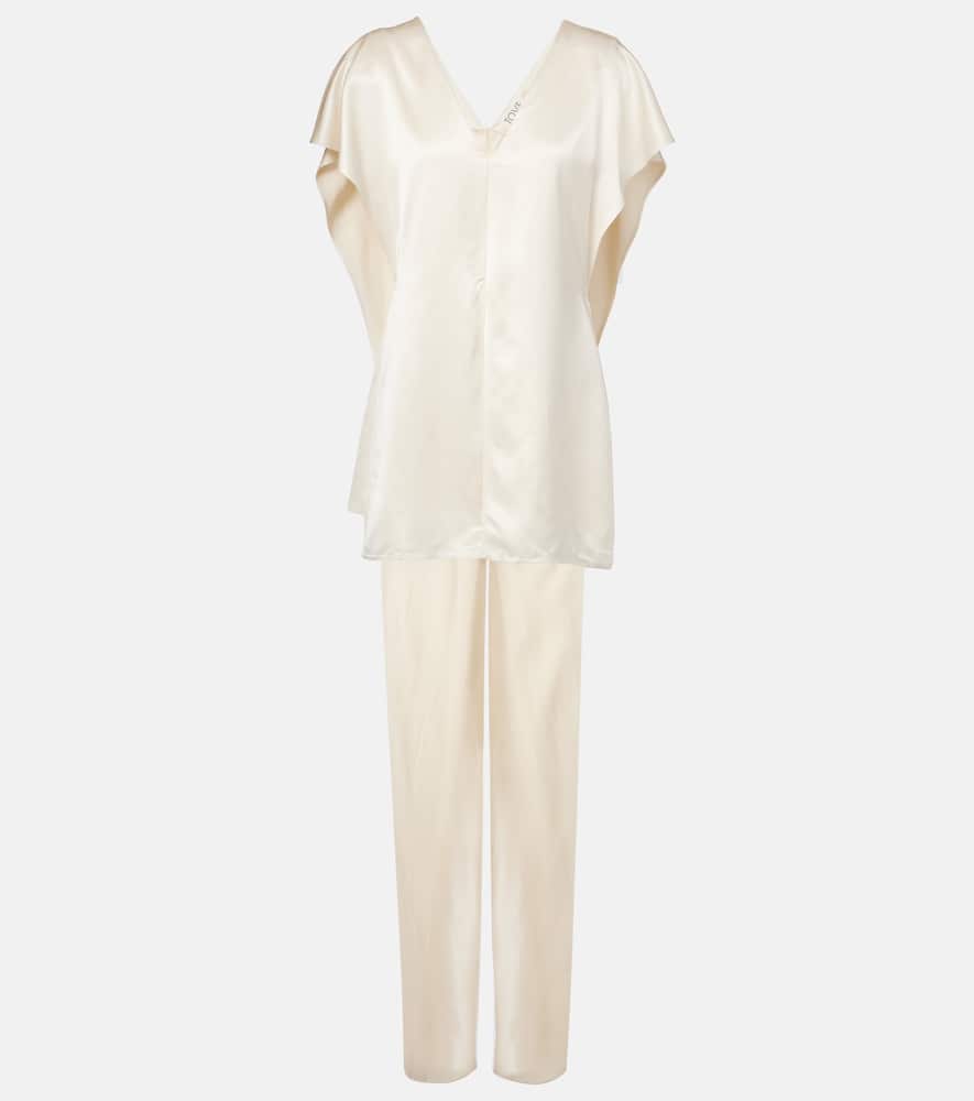 Tove Sara caped satin top