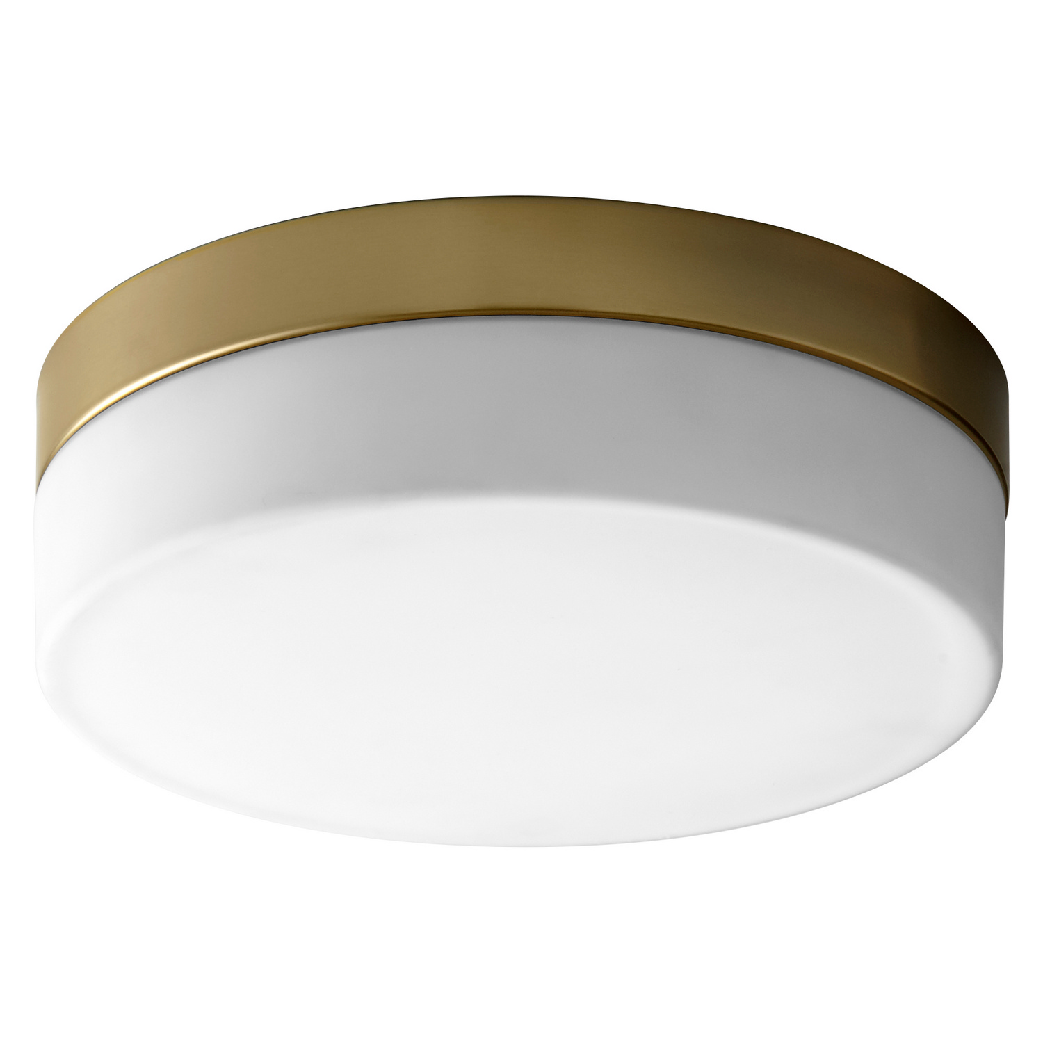 Aged Brass LED Ceiling Mount from the Zuri Collection