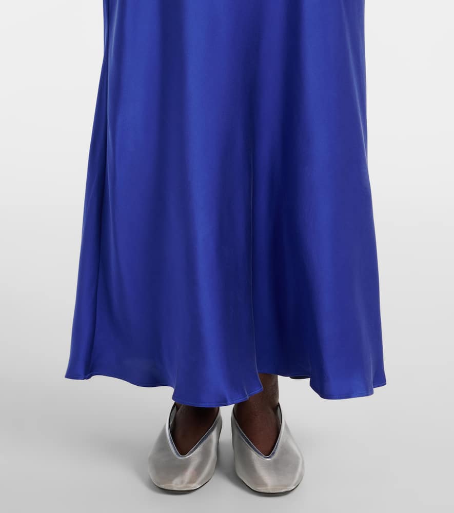 Asceno Lyon silk charmeuse slip dress