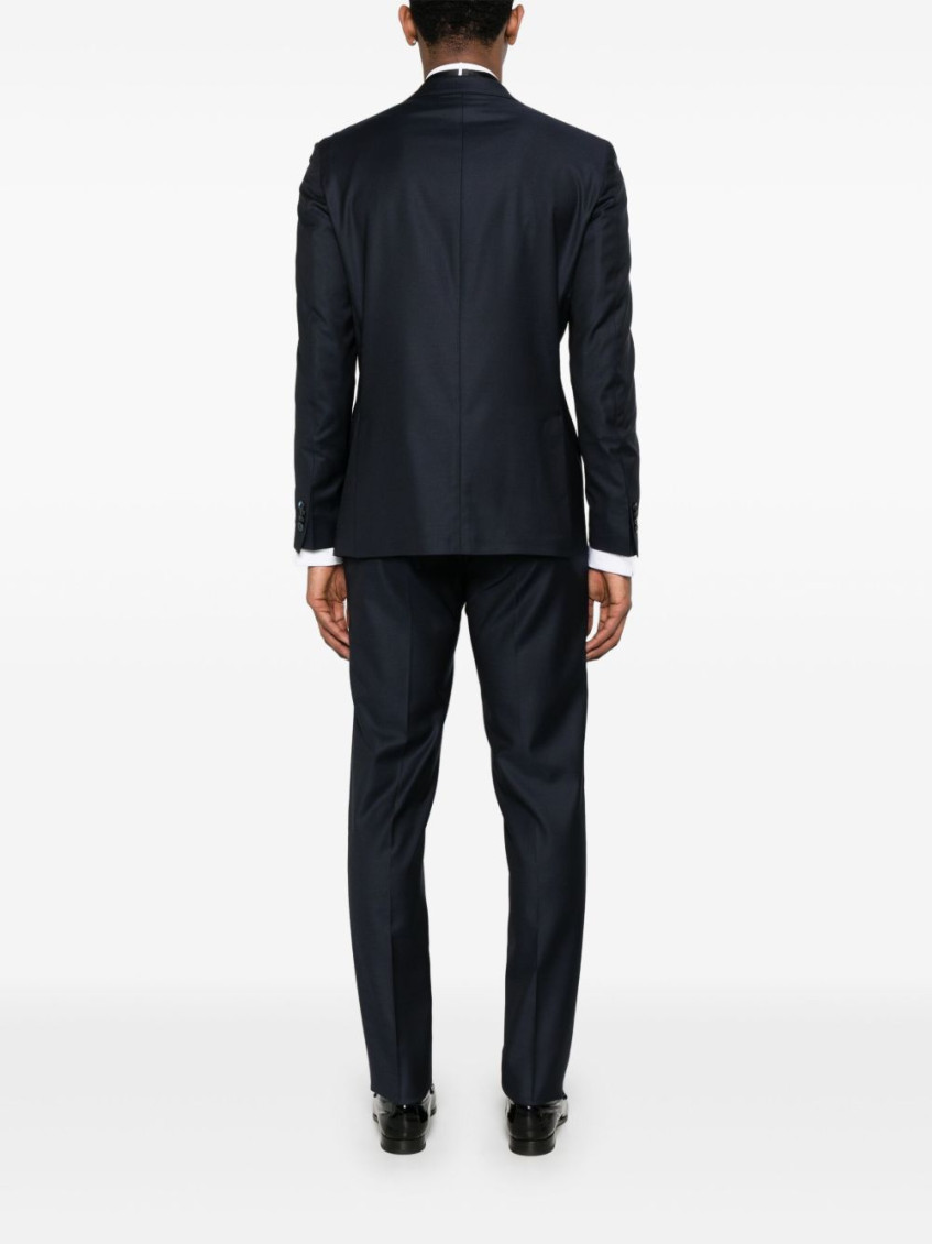 Navy Blue Logo Suit