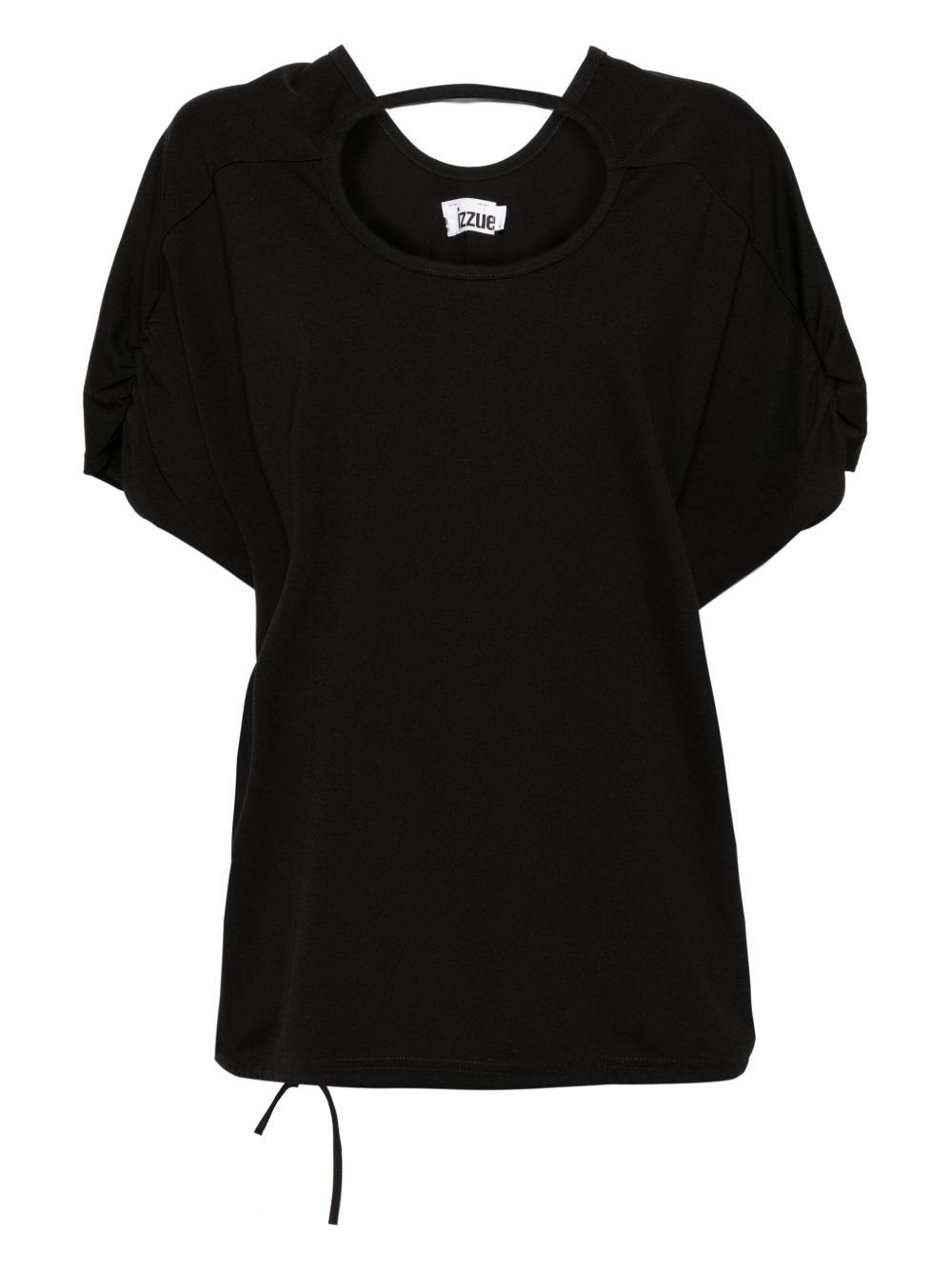 Cut-out detail T-shirt - Black