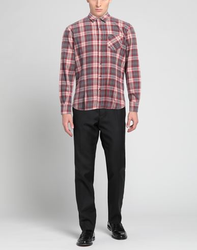 Man Shirt Brick Size 15 ¾ Cotton, Polyester