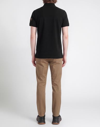 Man Polo shirt Black Size S Cotton