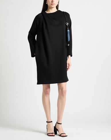 Caractère Woman Mini dress Black Size L Viscose, Polyester, Elastane