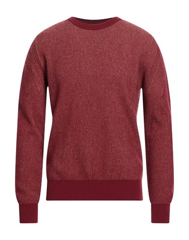 Man Sweater Burgundy Size 42 Wool