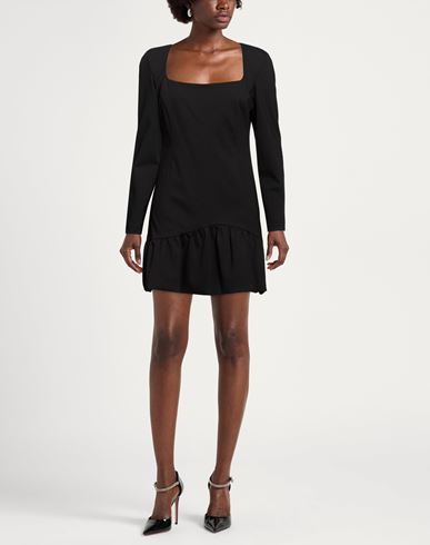 Woman Mini dress Black Size 2 Viscose, Nylon, Elastane