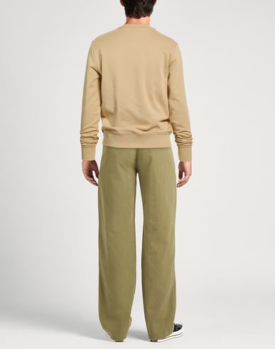 Man Sweatshirt Sand Size XL Cotton, Elastane