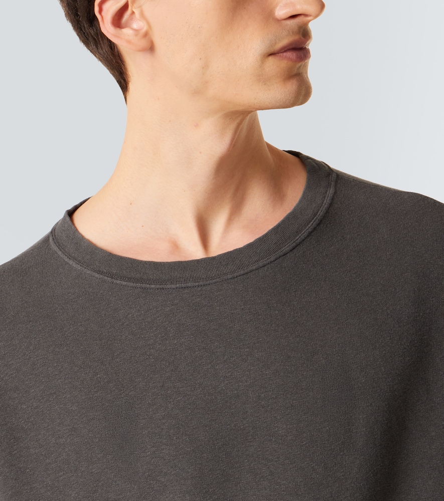 Slack cotton and linen-blend sweatshirt