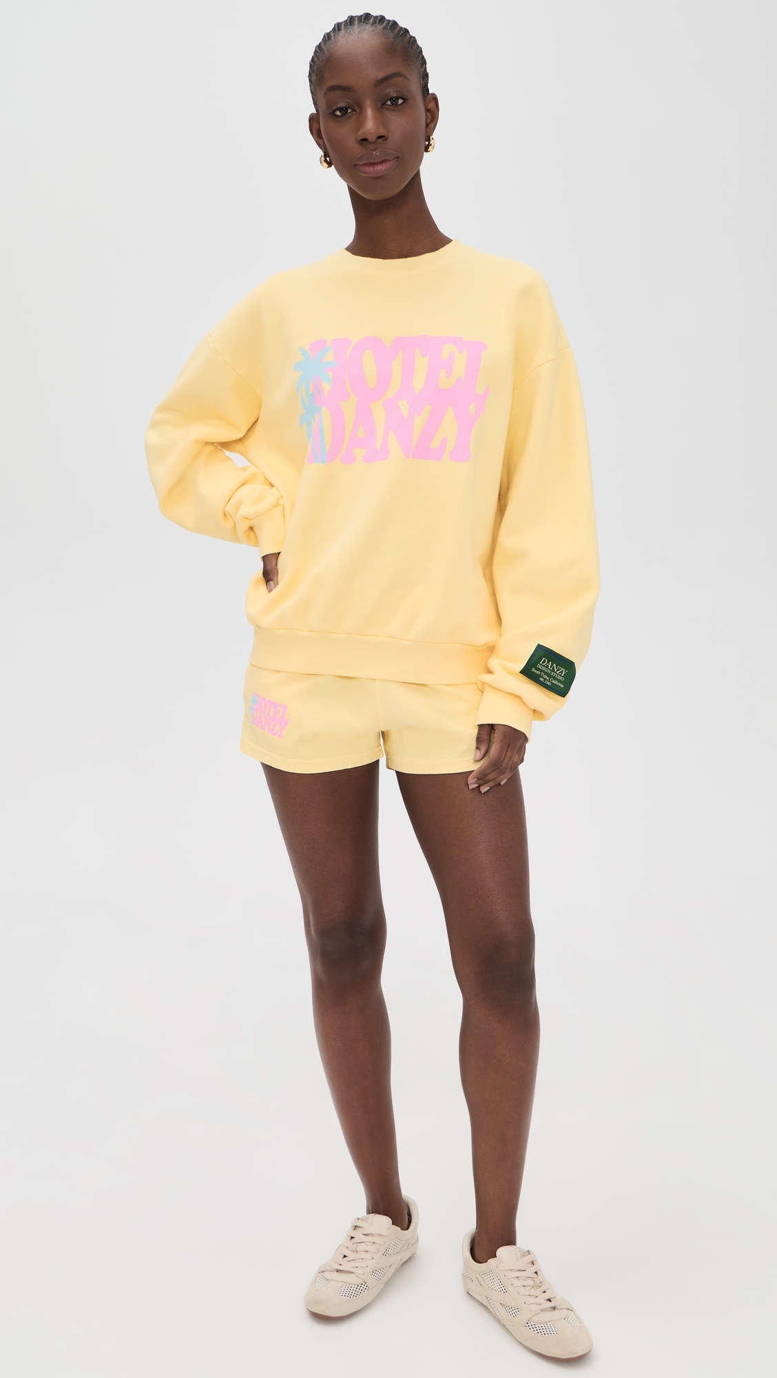 Hotel Jersey Shorts Yellow