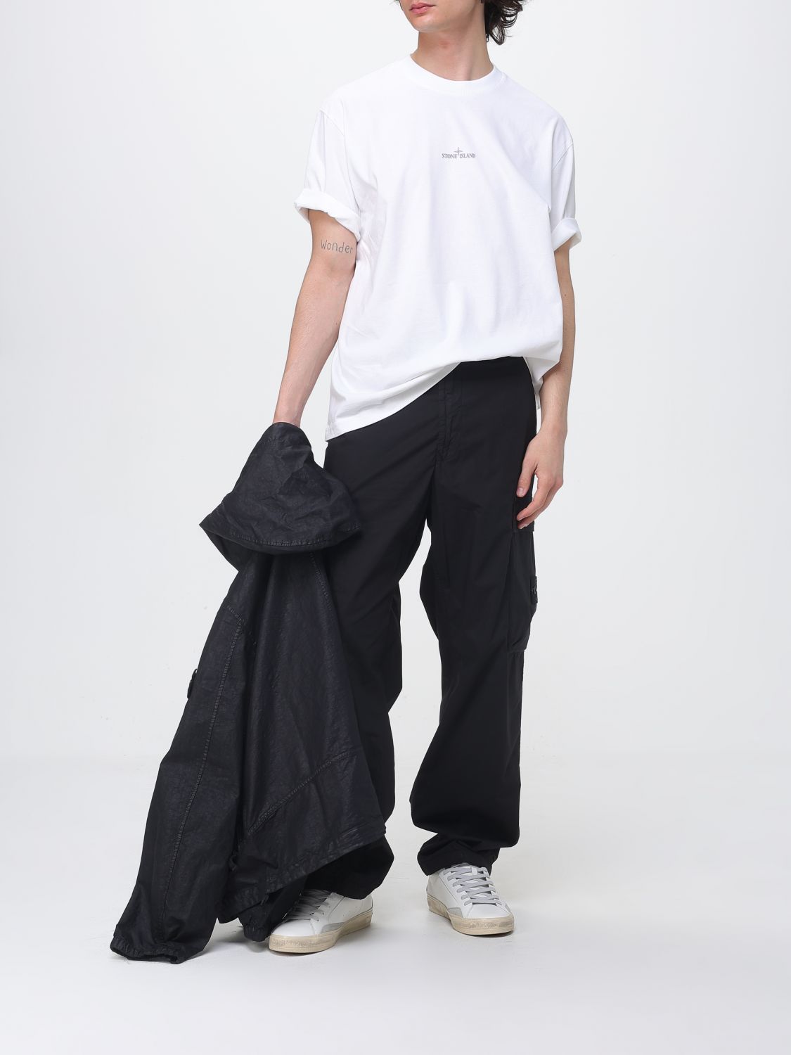 Pants Men color Black