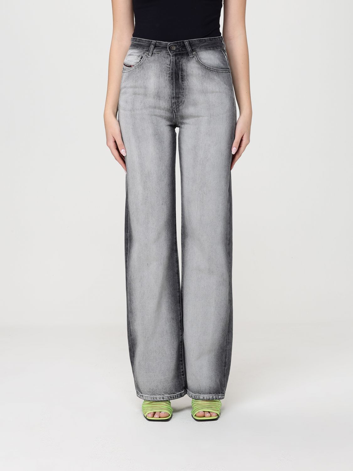 Jeans Woman color Grey