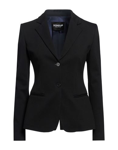 Woman Blazer Black Size 12 Viscose, Polyamide, Elastane