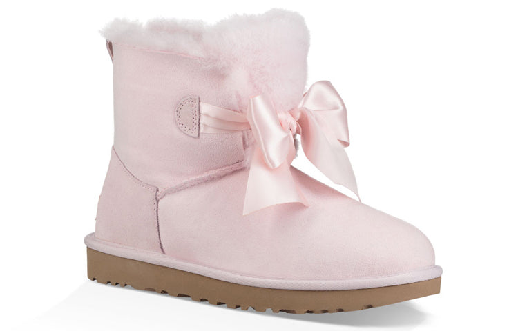 (WMNS) F18 Mini Bow Fleece Lined Pink